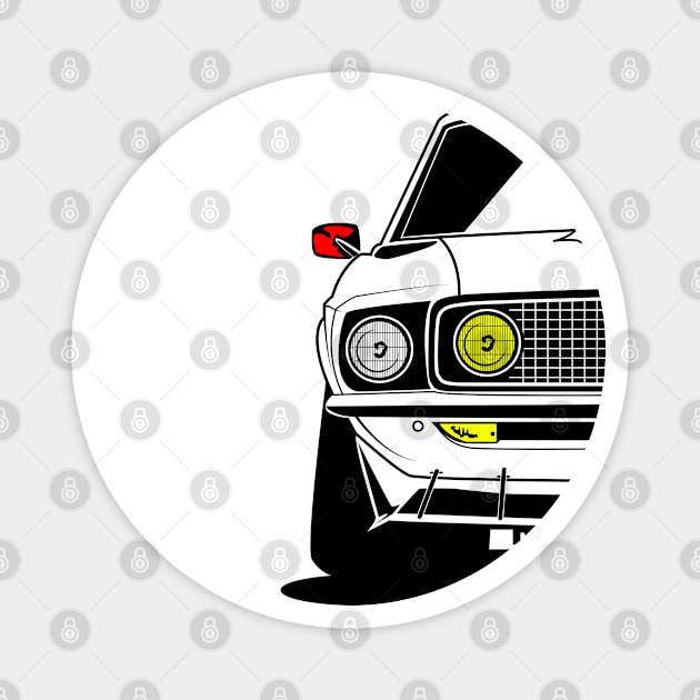 Mustang Mach 1 1969 Magnet by EtyazaForez